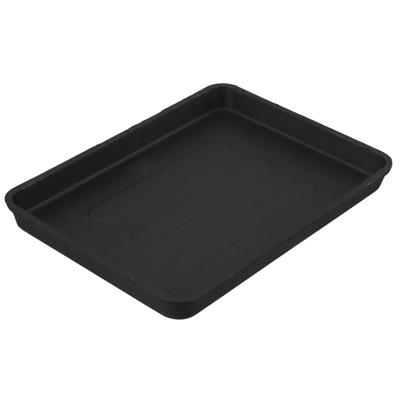 

Thickened Cast Iron Bbq Grill Plate Large Nonstick Barbecue Pan Iron Plate for Outdoor Cooking Steak Vegetables Chicken