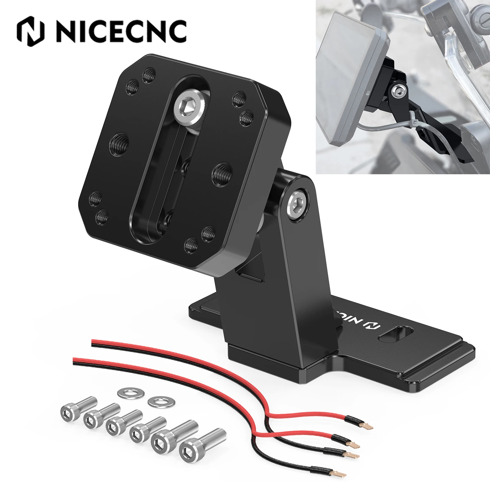 

For KTM 790 Adventure 890 Adventure R/Rally 2024 890 Adventure /R 2023 Adjustable GPS Phone Mount Navigation Holder Bracket