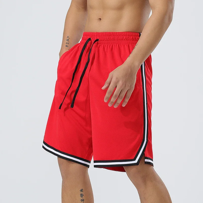 Men\'s Summer Jogging Sweatpants Fitness Training Short Bodybuilding Scanties Lightweight Loose Fitting Lace Up Gym Shorts