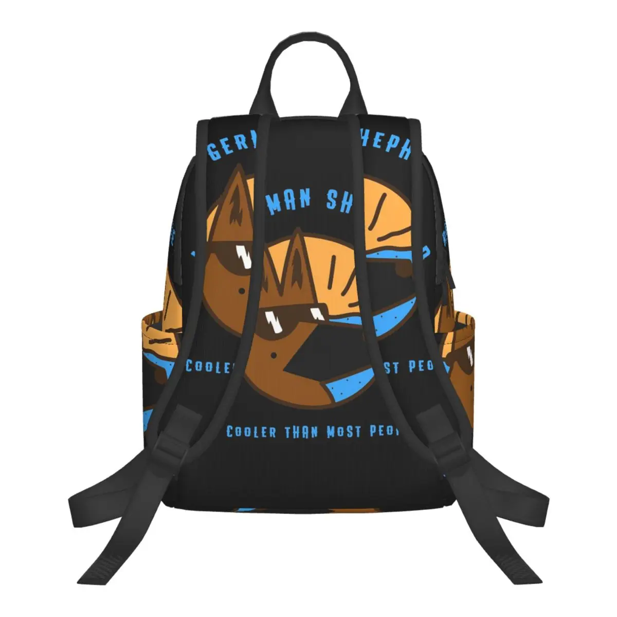 My German Shepherd Dog Is Cooler Student Backpack School Bag Hiking Travel Daypack for Boys Girls Bookbag Shoulder Bags
