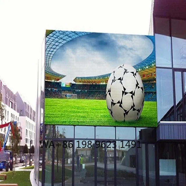 High Brightness RGB LED Wall Screen Waterproof Outdoor Digital Signage Panel for Retail Store External Commercial Advertising