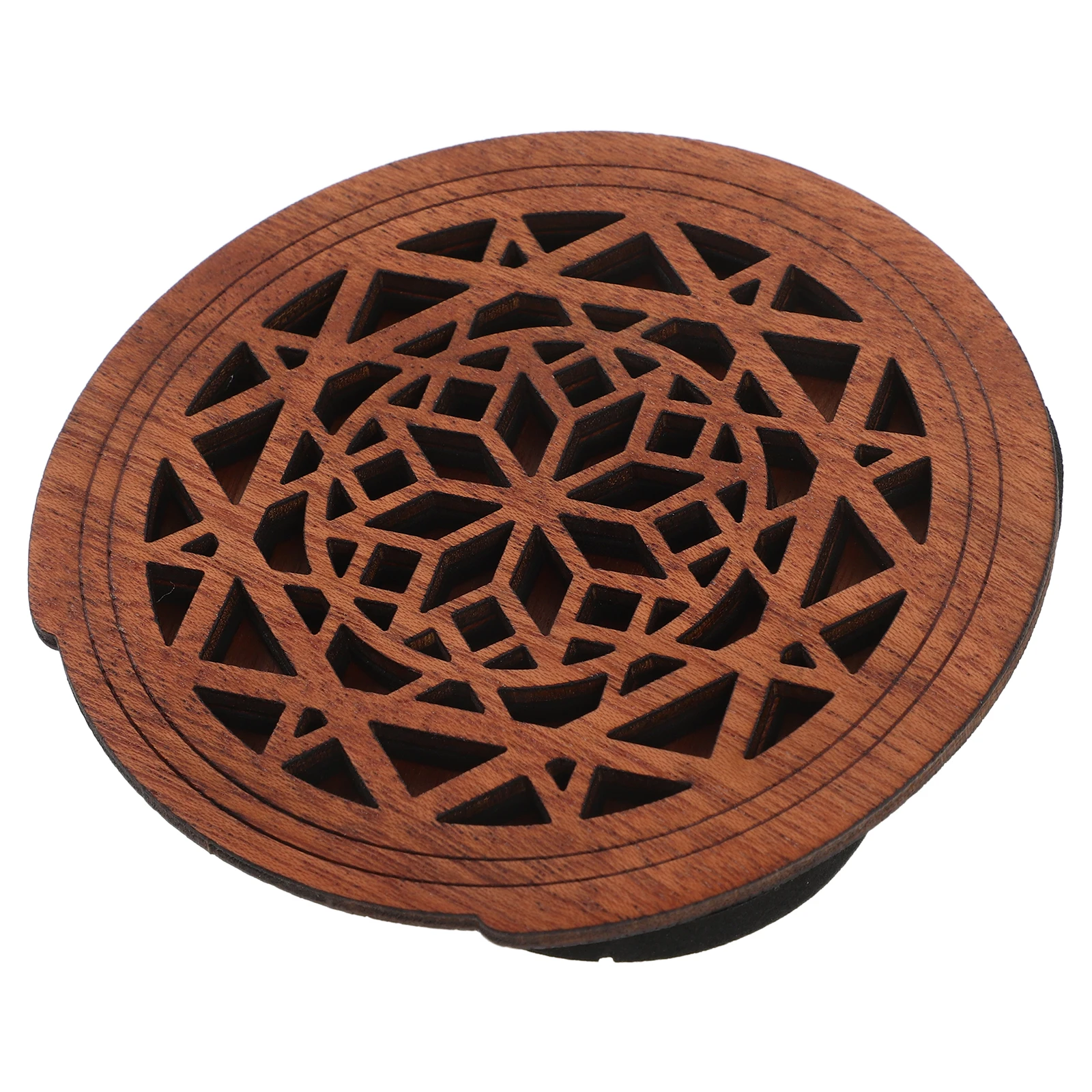 

Creative Wooden Cover Carved Design Feedback Reducer Resonator Screen Wood Soundhole Covers For Soundhole Insert Guitar Supplies