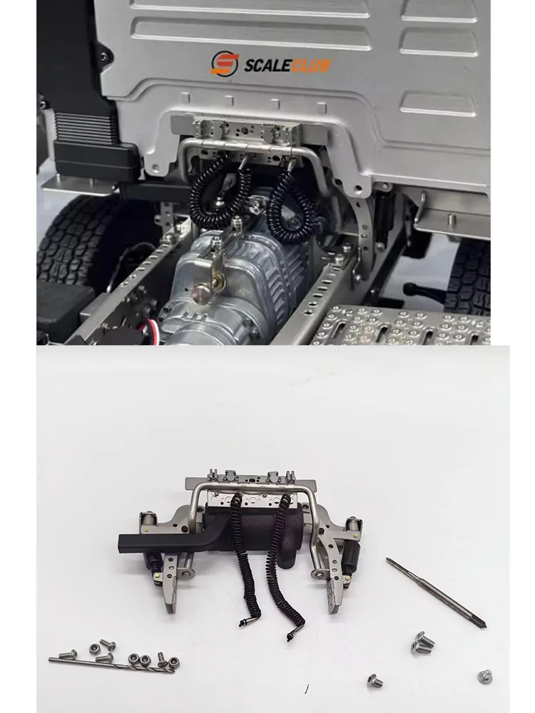 RC Scaleclub 1/14 Truck Model Locker Holder Simulation Cab Fixed Front Buckle for Man Actros Volvo Car DIY Parts