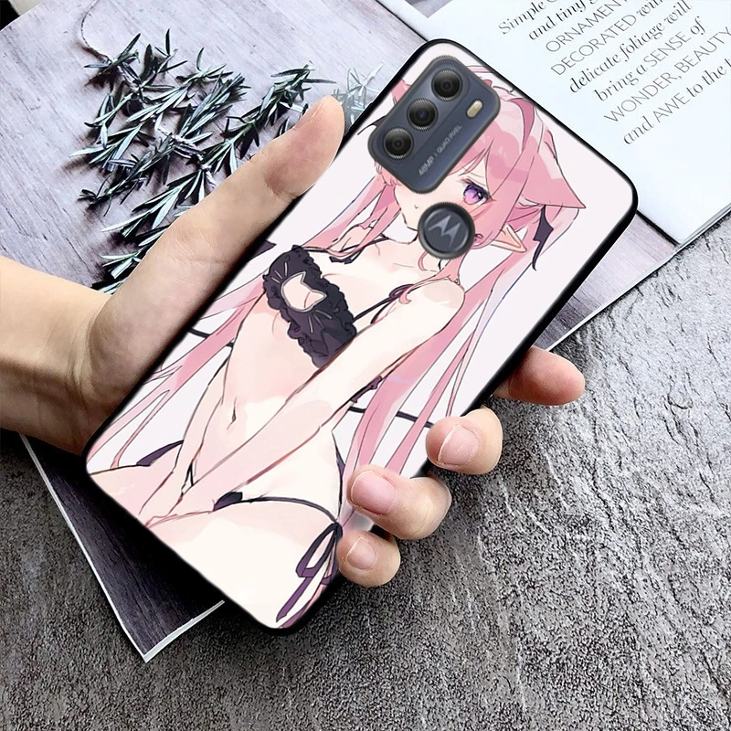 

Phone Case For Moto G85 G55 G05 G14 G75 G31 G50 G10 G20 G30 G60 G13 G32 G84 G54 G53 G72 G24 Power Anime kawaii girl