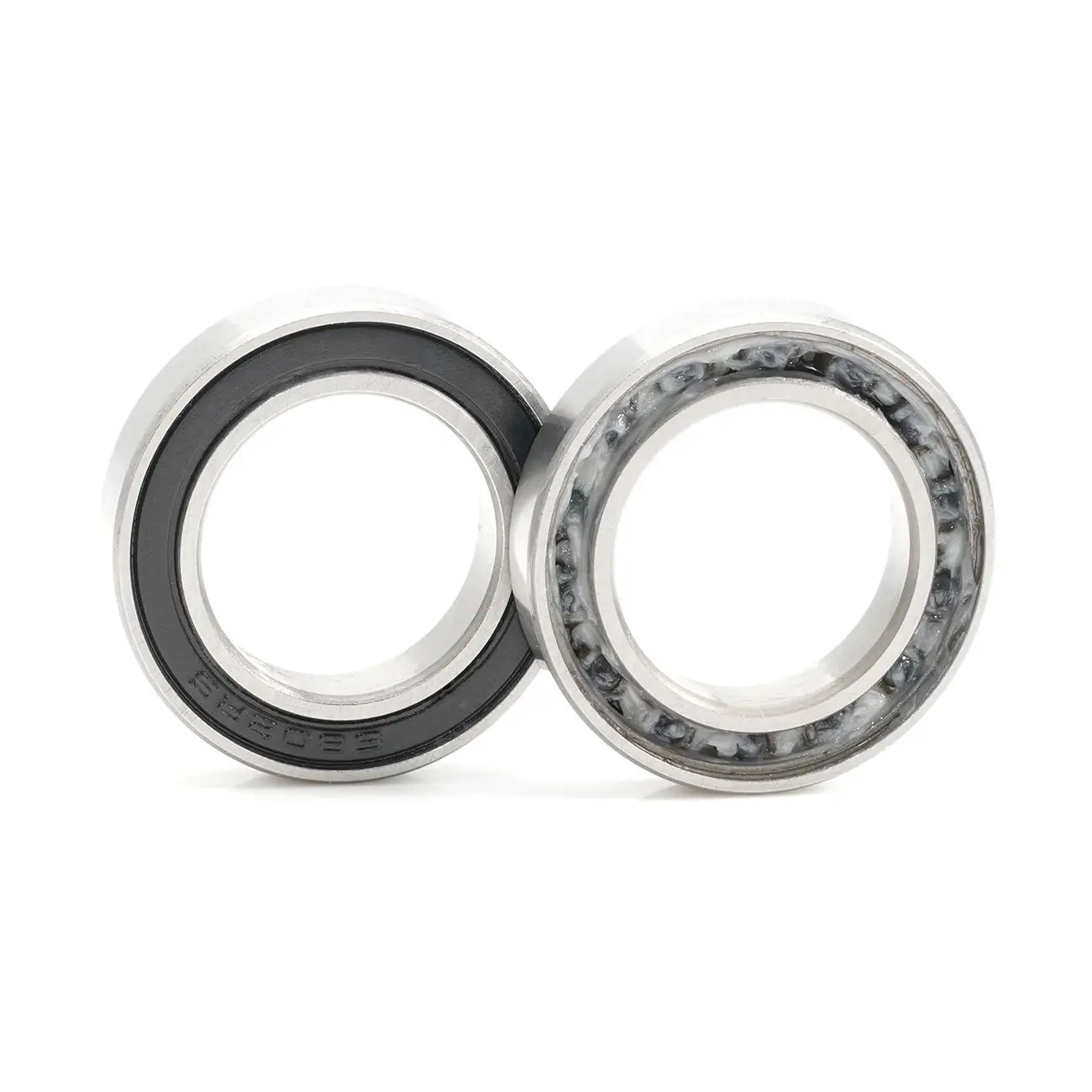 2 Rodamientos Híbridos de Cerámica Si3N4 6800 6801RS 6802RS 6803RS 6804 6805RS 6806 de Acero Cromado Inoxidable 2RS S6803 S6802