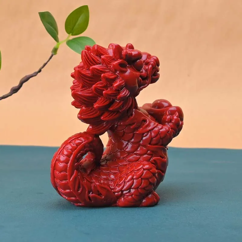 Zisha tea pet zodiac dragon Zisha Wenwan portable plate play handicrafts Xianglong Yuanbao ornament manufacturer tea periphery