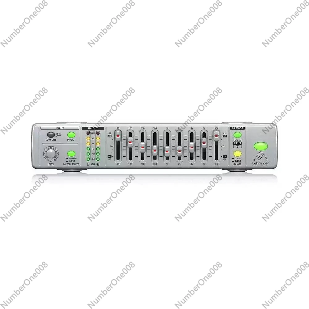 Equalizador Gráfico de 9 Segmentos com Ajuste de Alta, Média e Baixa Frequência, Filtro Low Cut e Display LED