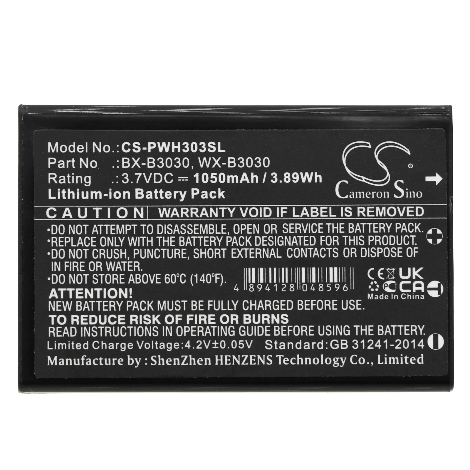 

Li-ion Wireless Headset Battery for Listen Technologies,Panasonic,3.7v1050mAh,iDSP receivers,Point M1 Microphone,Media Interface