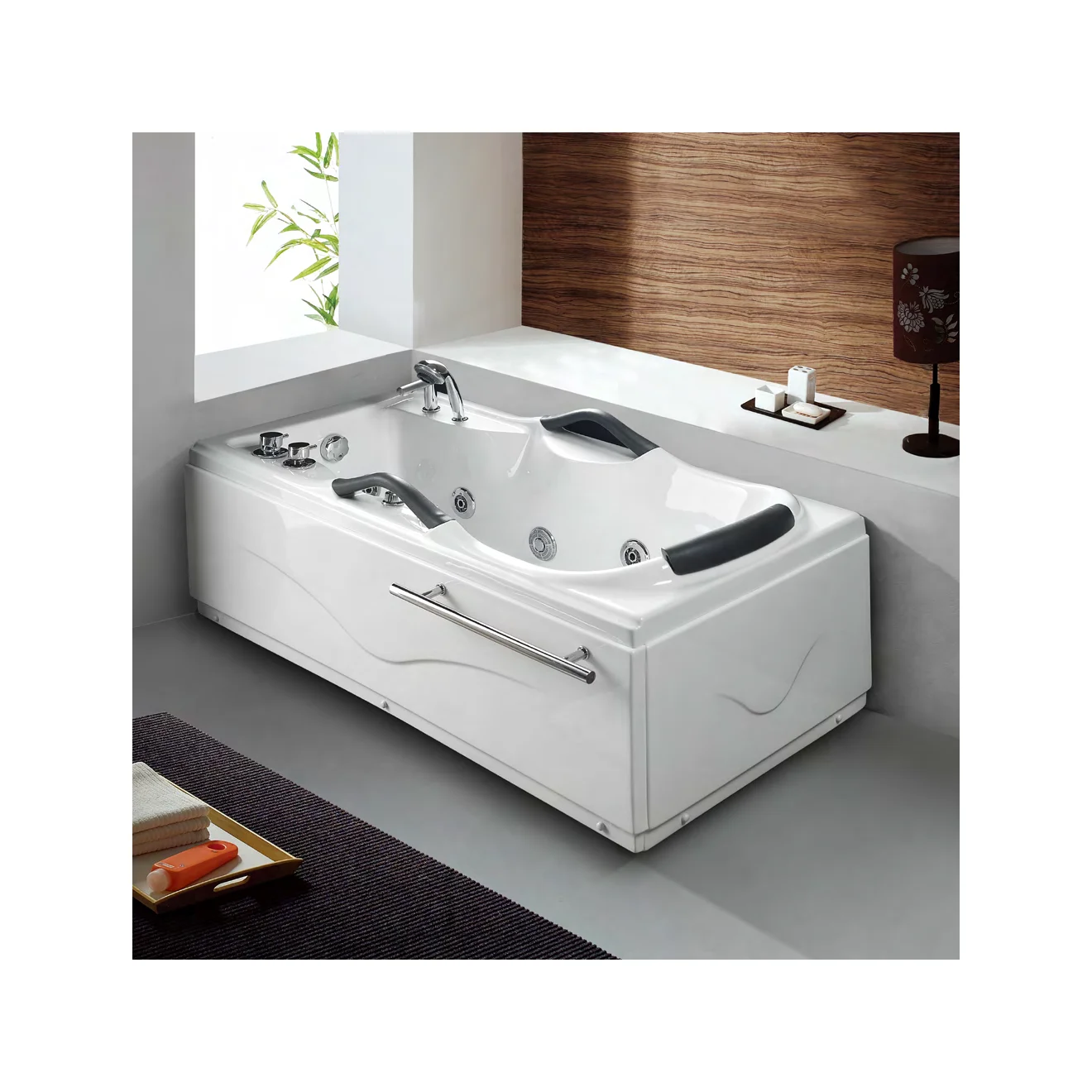 

Luxury Modern Design Acrylic Spa Bathtubs Hot Selling 1200-1800 Jaccuzzi With Bathroom Massage Bath For Hot Tubs And Pools