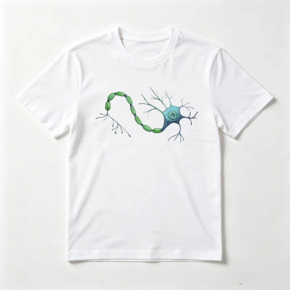 Funny Neuron Graphic Neuroscientist Scientists Gift T Shirt Casual Fashion Short Sleeve O-neck Harajuku Man Women Clothing