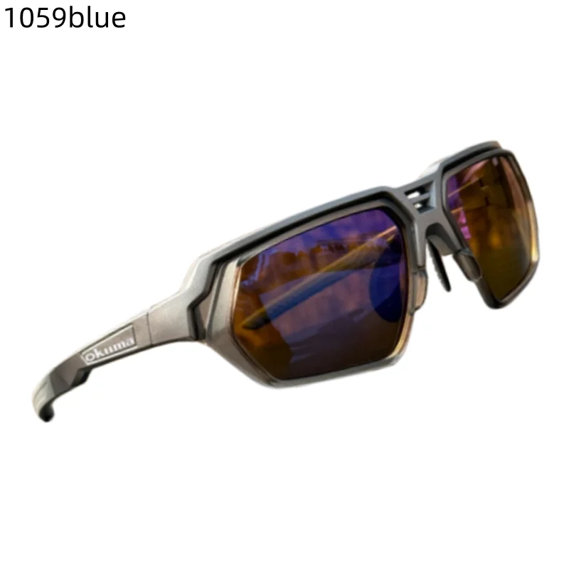 OKUMA Polarized Fishing Sunglasses UV400 Anti‑Glare Sport Sun Glasses For Cycling Hiking Outdoor Driving Men Women With Storage