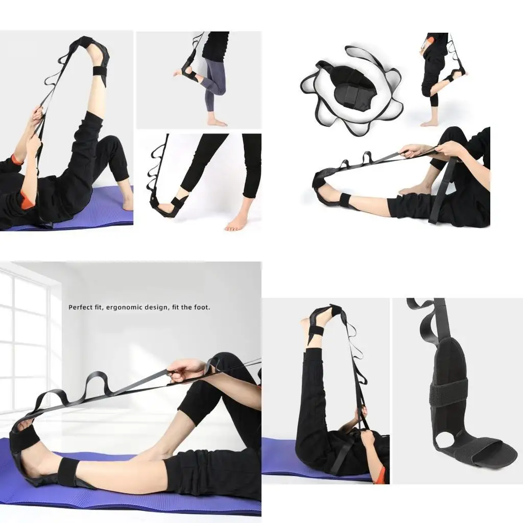 

R6FE Stretching Strap Hamstring Stretcher Foot Stretcher Calf Stretcher,Leg Stretcher,igament Stretching Belt for Pain-Relief