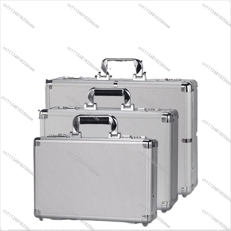 For Multifunctional Portable Password Box Aluminum Alloy Toolbox File Storage Box Hardware Instrument Small Household