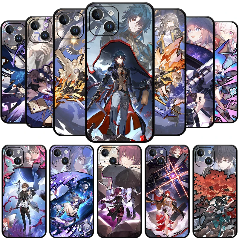 

Honkai Star Rail Kafka Silver Wolf Welt Blade Himeko Phone Case for IPhone 15 14 13 12 11 Pro Max Mini XSMax SE3 2 7 8 Plus