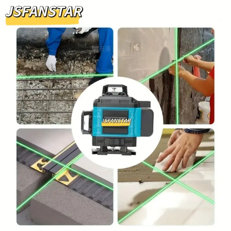ATVDigital 4d Green 50m Outdoor Laser Level 16line Level Leveling Tool Instrument Oem Prices
