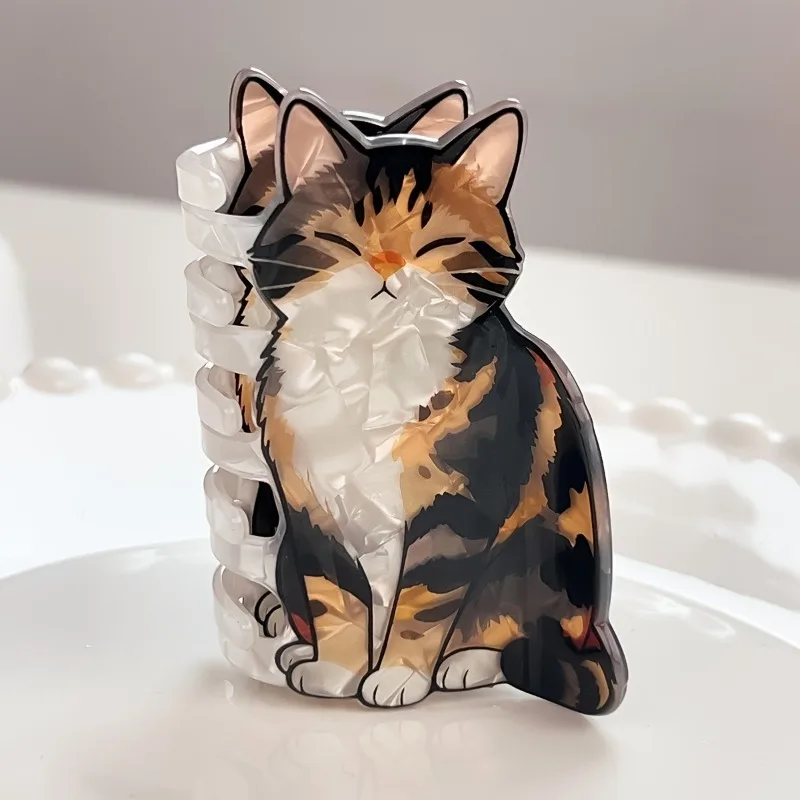 Cute Cat Shaped Hair Clip for Cat Lovers