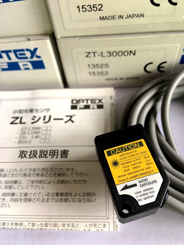 New original OPTEX laser photoelectric switch ZT-L3000N, ZT-DL