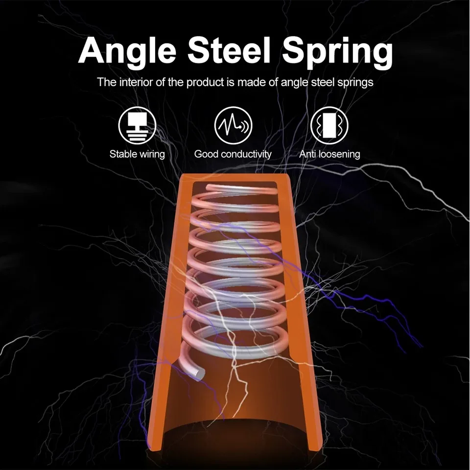 345PCS 압착 캡 고속 와이어 커넥터 전기 절연 트위스트 압착 단자 AWG22-10 너트 스프링 엔드 캡 회전 접합