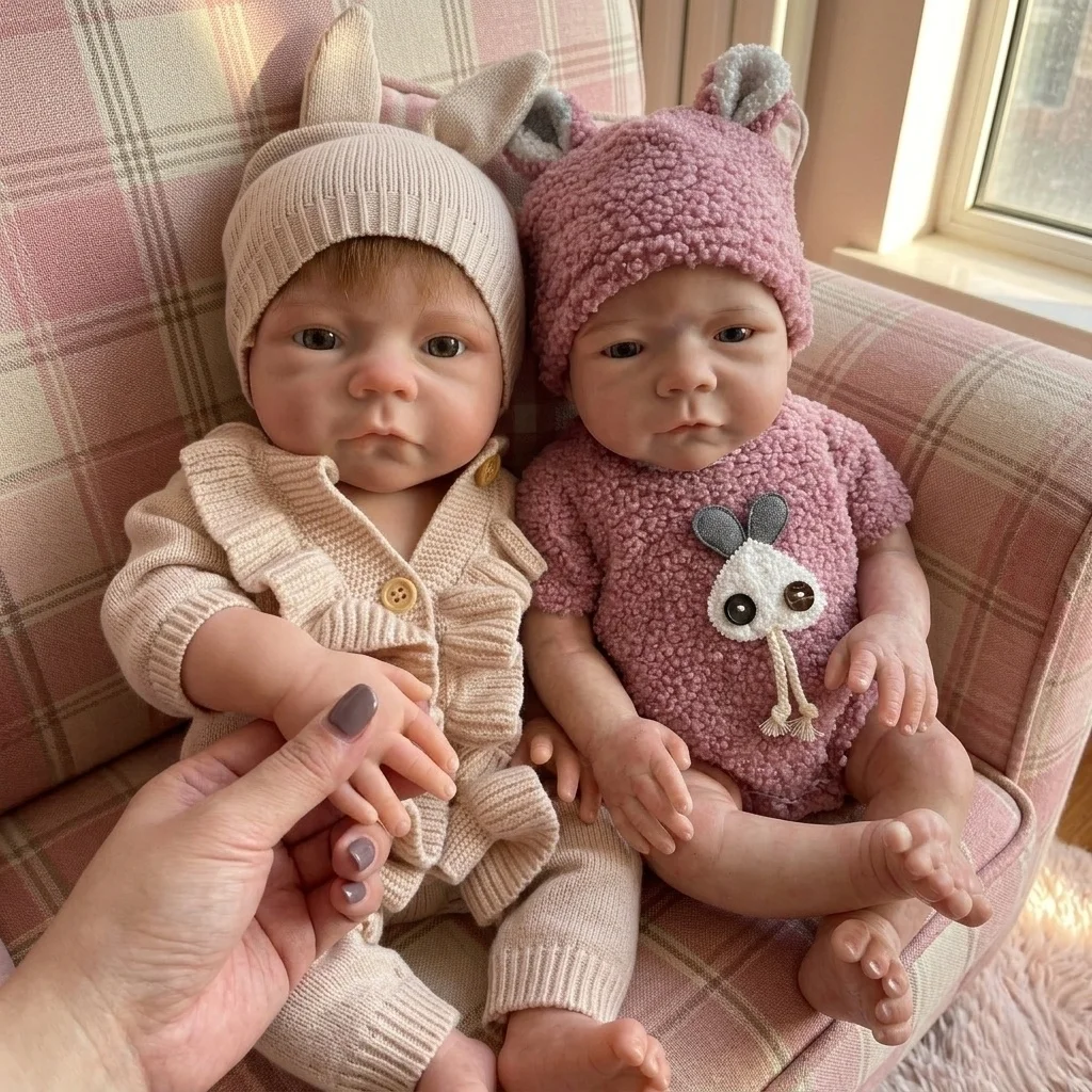 OtardDolls Silicone Reborn Doll 18 Inch Painted/Unpainted Full Body Soft Solid Silicone Doll Toy Lifelike Doll Corpo De Silicone