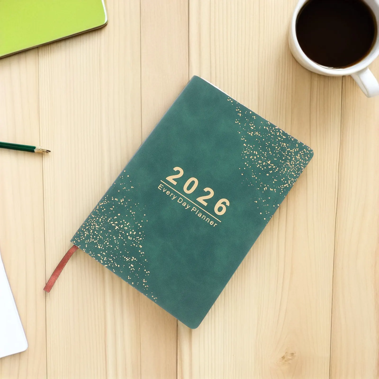 2026 Day Planner Hardcover A5 Monthly Weekly Organizer Calendar Book January to Schedule for Office School