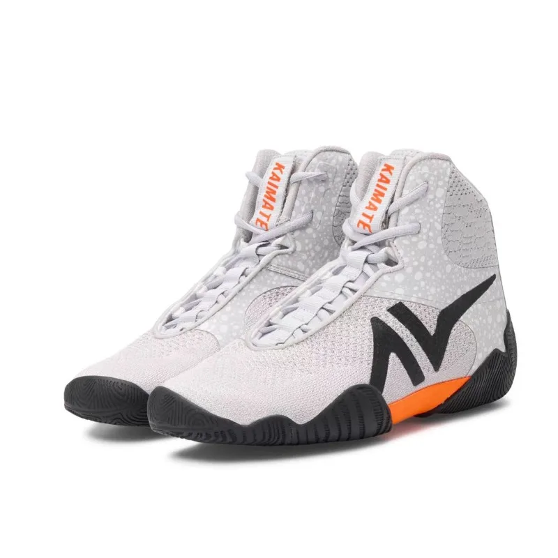 

Original Brand Professional Wrestling Sneakers Comfortable Mid-Top Competition Sport Boxing Fighting Boots Gym Training Shoe