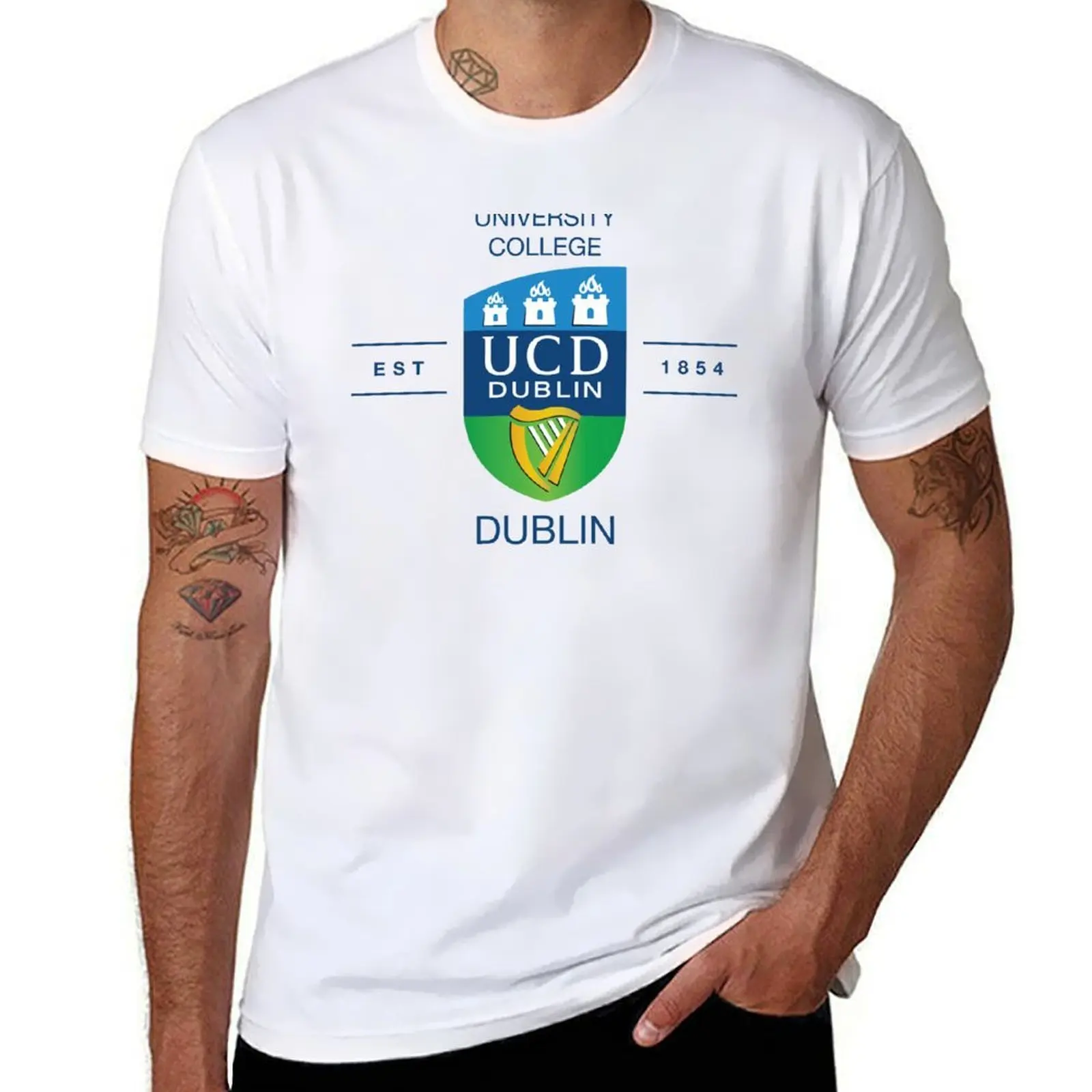 

University College Dublin T-Shirt t shirts with prints t shirt man plain T-Shirt