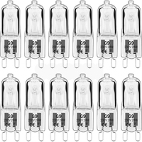 10pcs/lot G9 220-240V 25W 40W 60W Portable Warm White Halogen Bulb Light Lamp 3000-3500K Globe 230V Capsule Clear Bulbs