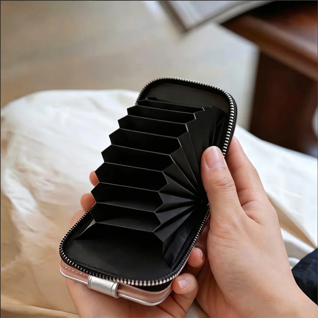 Silver Sweet Wallets for Women Y2k Strap-on Designer Original Fashion Short Coin Purse Korean Style Casual New Cute Wallet Purse