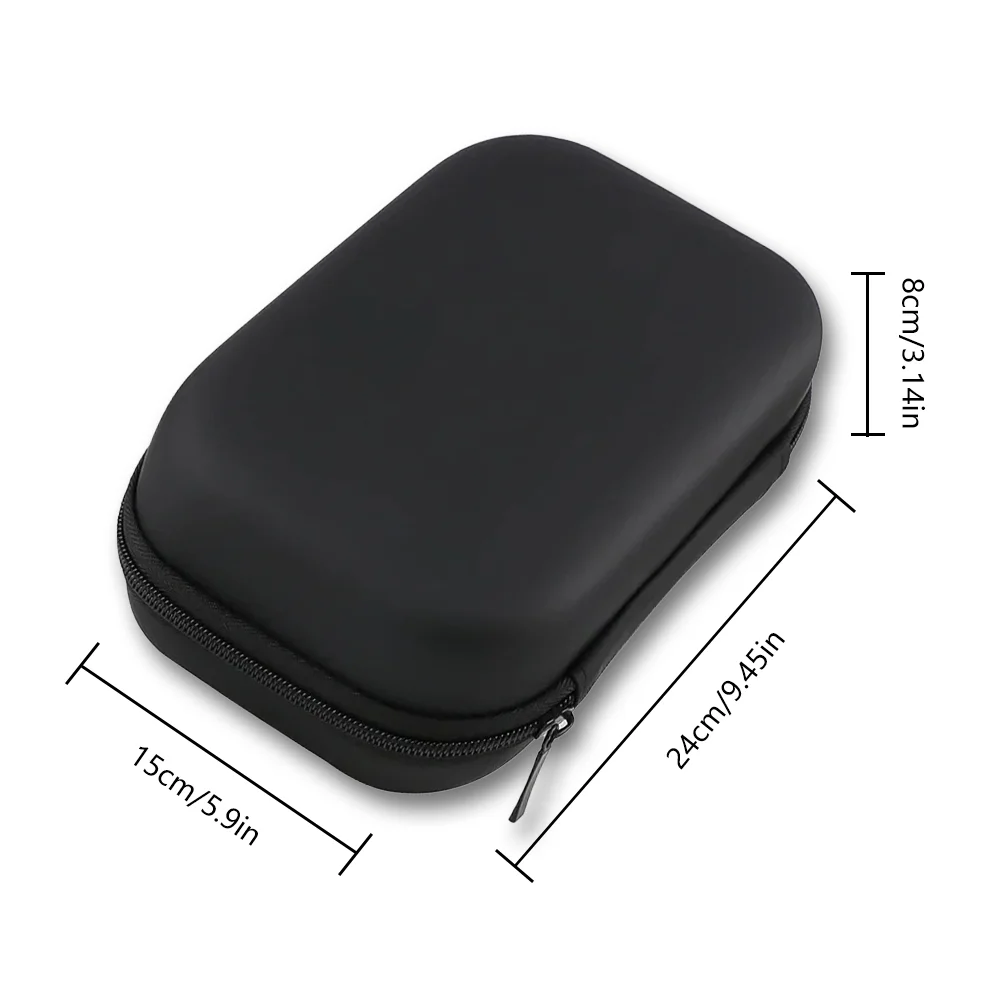High Quality Shockproof Hard EVA Storage Bag Portable Earphone Bag Coin Purse Wallet Cable Tools Instruments Storage Case