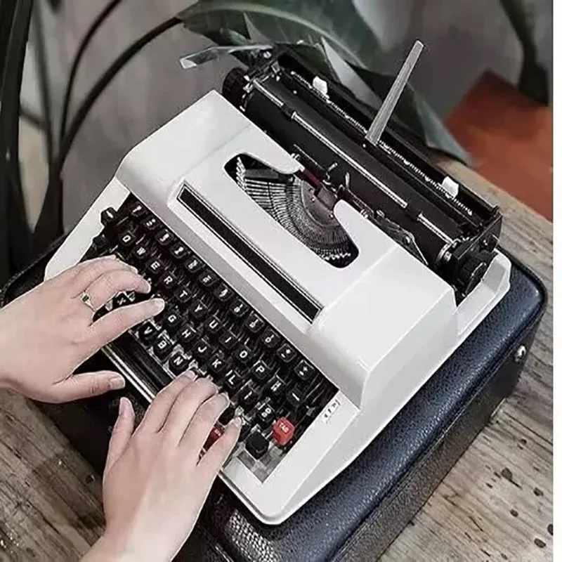 Working Retro Mechanical Typewriter literary Gifts Mechanical keyboard Small Exquisite Typewriter Retro Literary Collection Gift