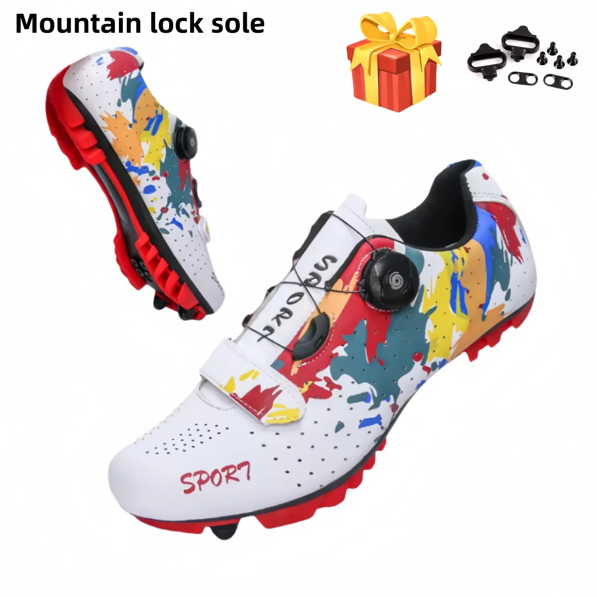 Herbst- und Winter-Fahrradschuhe, Unisex, mit robuster Sohle, geeignet für Straßen- und Mountainbikes, professionelles Fahrradzubehör, ideal zum Radfahren. – Detail 10