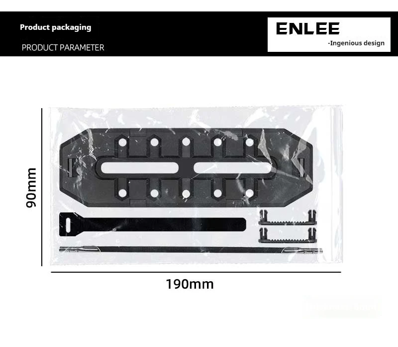 ENLEE Fahrrad-Energiegel-Halter, Aufbewahrungsbox für Rennräder und Mountainbikes, Energieriegel-Halter mit elastischer Schnalle, Fahrradzubehör – Detail 15