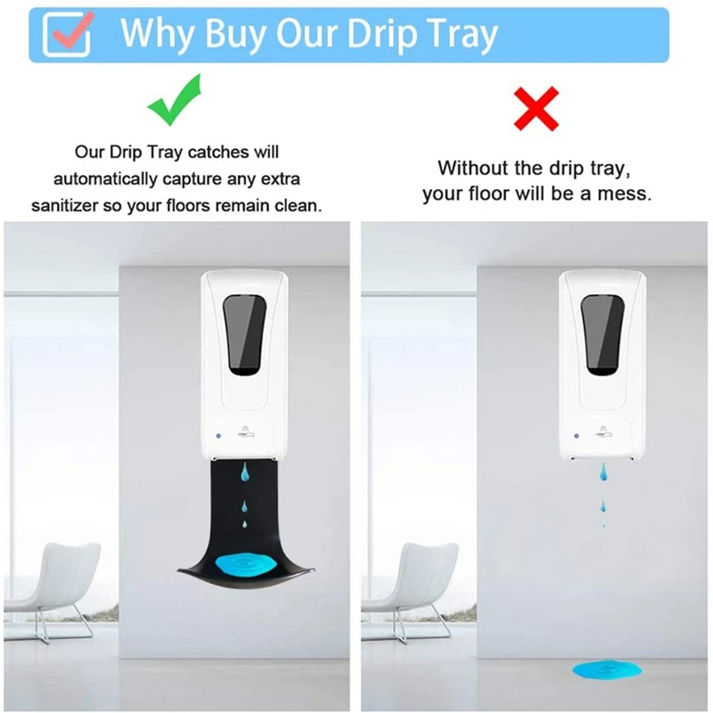 Tropfs chale für automatischen Seifensp ender, Wand halterung und Spender, Tropfen und Sprühen verhindern