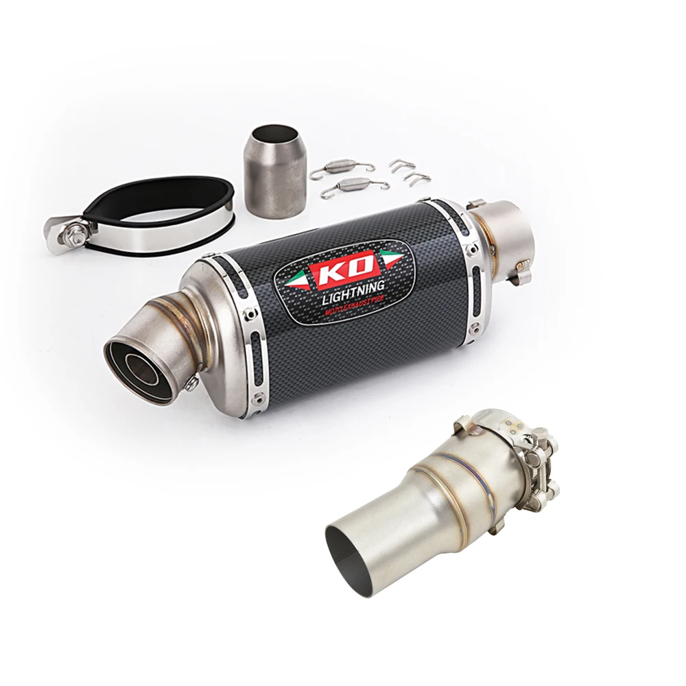 

For KOVE 800X 800X Pro/Rally 2023-2025 Motorcycle Exhaust Escape System Middle Link Pipe Muffler With DB Killer