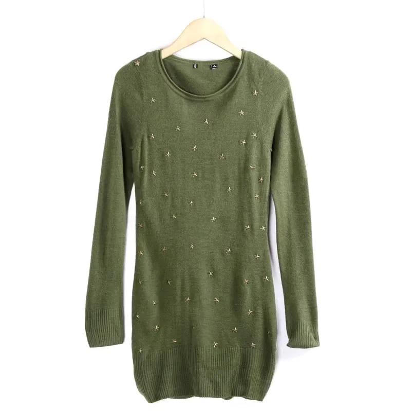 

Женский облегающий свитер средней длины, круглый трикотажный базовый слой irt Dr Haunt, брендовый свитер для поездок на работу, осень 2024, осень 2024