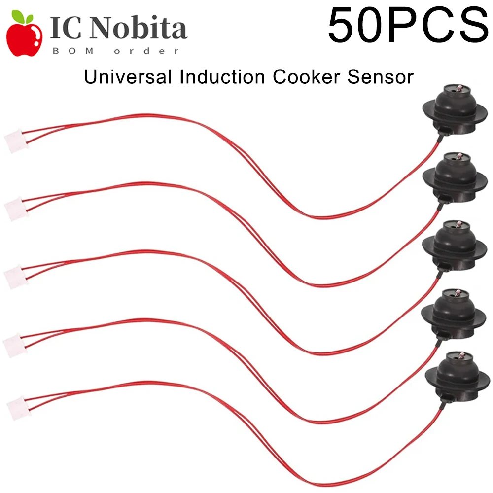 50PCS Universal Induction Cooker Sensor Thermistor 100K Temperature Control Probe Furnace Surface Temperature Control Probe