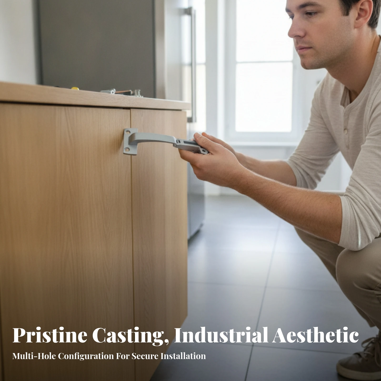 Folding Lift-up Hinge Zinc-Alloy Spring Hinge Bracket Hardware Articulated Heavy Duty for DIYers, Overhead Cabinets