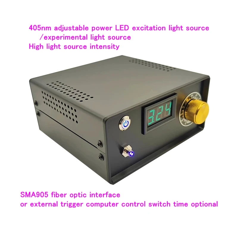 405nm adjustable power LED excitation light source/experimental light source, high light source intensity