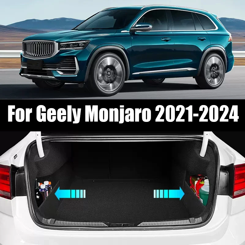 Per Geely Monjaro 2024 2023 2022 2021 pannello di stoccaggio del bagagliaio posteriore materiale ABS stoccaggio interno