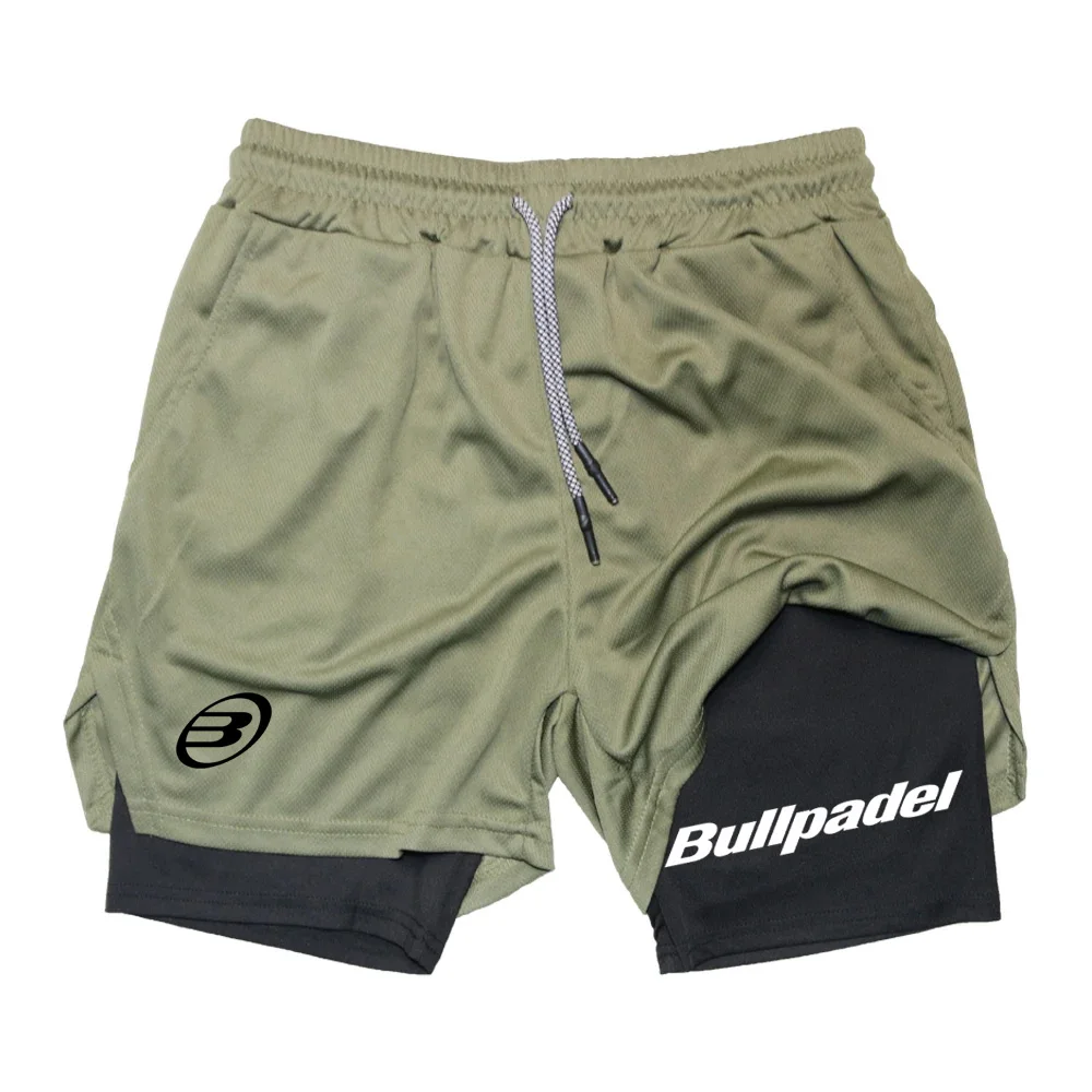 Short de sport Bullpadel pour homme, short de tennis respirant pour homme, séchage rapide, badminton, fjminton, vêtements de sport de course en plein air, été, nouveau