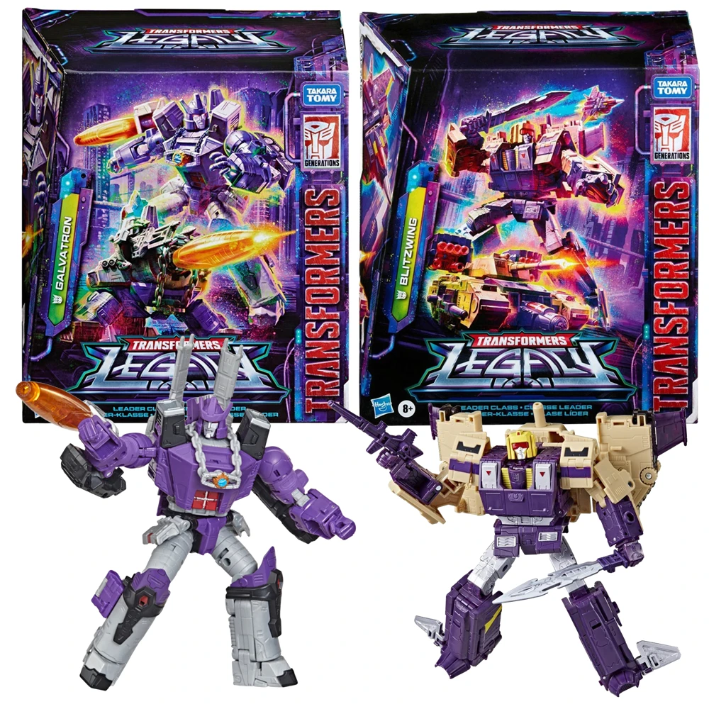 Hasbro Transformers Toys Legacy Leader Class Series Blitzwing Galvatron 7.5-Inch Action Figure Birthday Gift