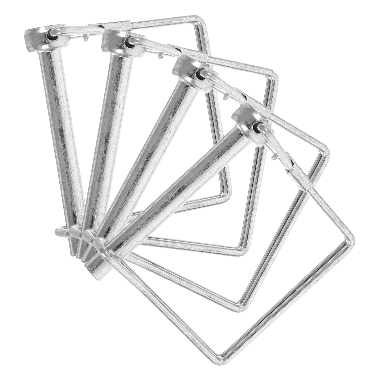 

4Pcs Durable Trailer Lock Pin Hitch Pin and Clip Secure Locking Mechanism for Farming Gardening Truck Boat Applications
