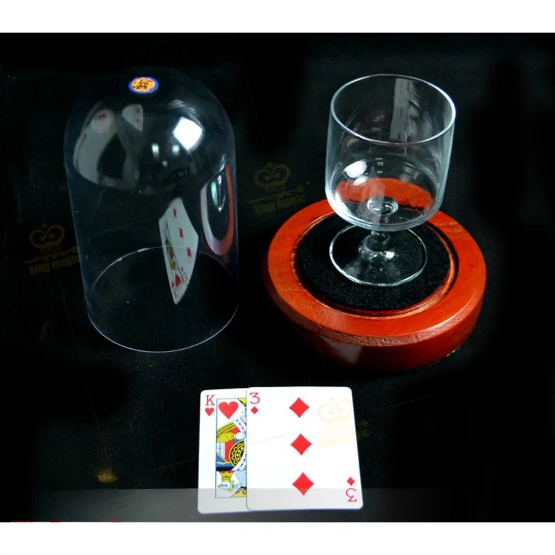 Horizontal Card Rise Magic Trick - Professional Stage Illusion Gimmick for Magicians, Selected Card Comedy Mentalism Prop