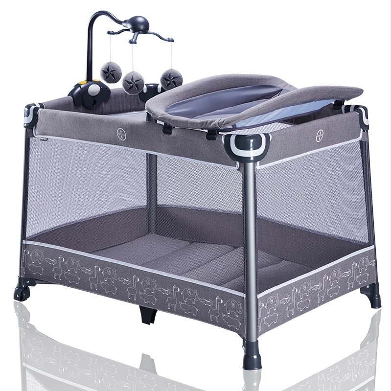 Classico pieghevole a buon mercato mobile multifunzione lettino playpen Playard