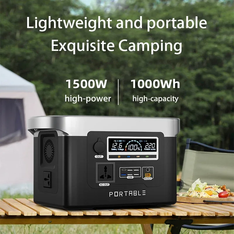 Large Outdoor Portable Power Station Camping Power Station Energy Generator Household Charging Station New Camping Power Bank