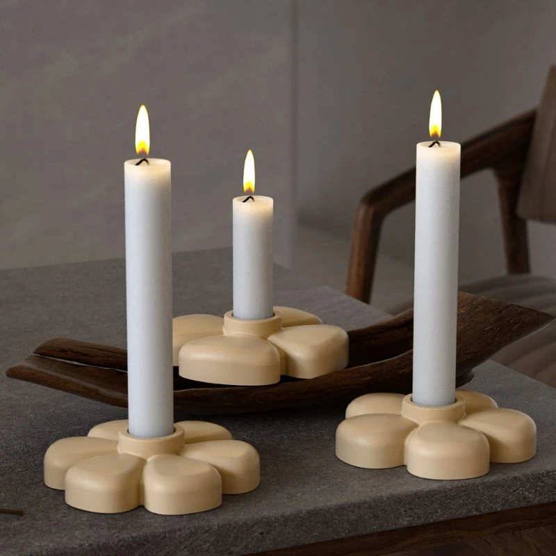 Resin Epoxy Molds Flower Holder Molds Silicone Texture for Candle