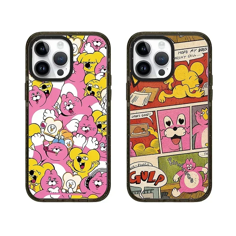 

Acrylic Cartoon Cat Phone Case Cover for IPhone 11 12 13 14 15 16 Pro Max Case for IPhone 15 16 Pro Max