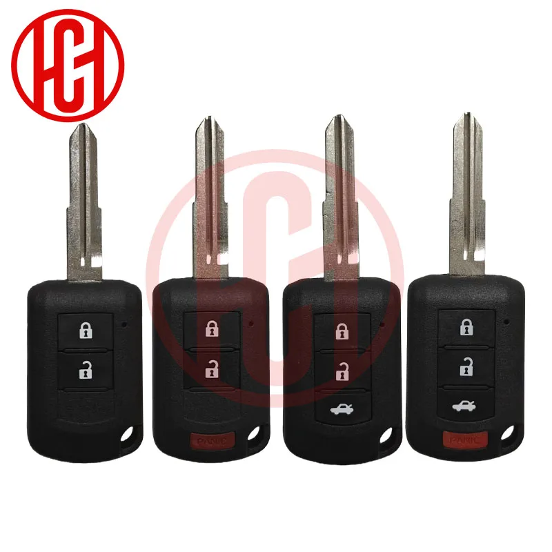 

1PCS 2/3/4 Buttons For Mitsubishi Eclipse Outlander Mirage lancer OUCJ166N Car Key Case Remote Shell Housing Fob