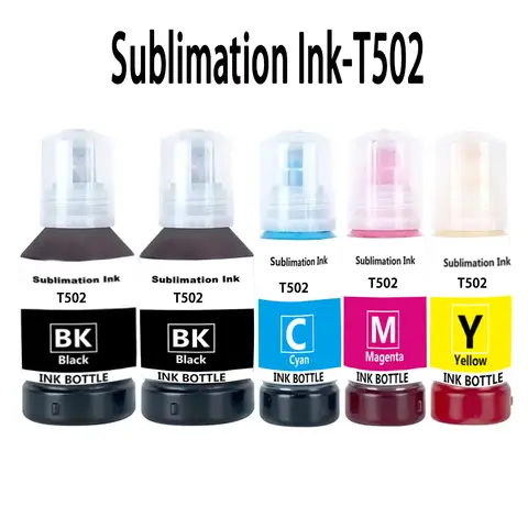 Sublimation Ink For T502 542 502 Epson EcoTank ET-2760 ET-3710 ET-3760 ET-4760 ET-5800 ET-5850 ET-5880 ET-16600 ET-16650 Printer