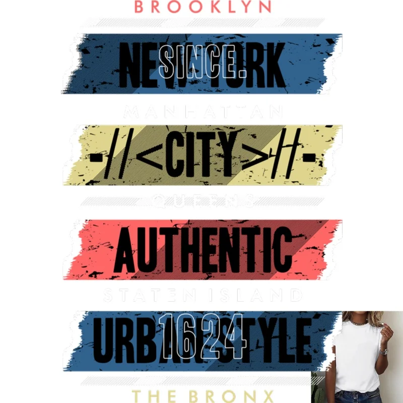 American American Street Style Letter Slogan Heat Transfer White Ink Iron - on Patch, Trendy Personalized Clothing T - shirt Decoration - Aliexpress Deal